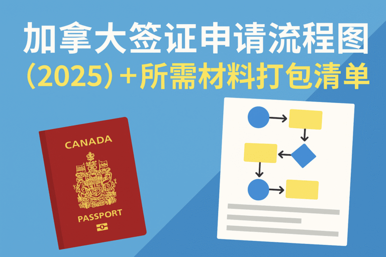 2025年最新加拿大签证申请流程图与材料清单全解析！涵盖学签、工签、探亲签、PR等类型，包含表格填写、翻译要求、上传标准，一文读懂如何高效出签。