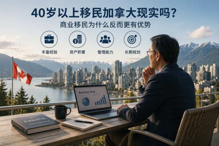 40岁以上移民加拿大商业移民优势分析 - 中年申请人的最佳移民路径