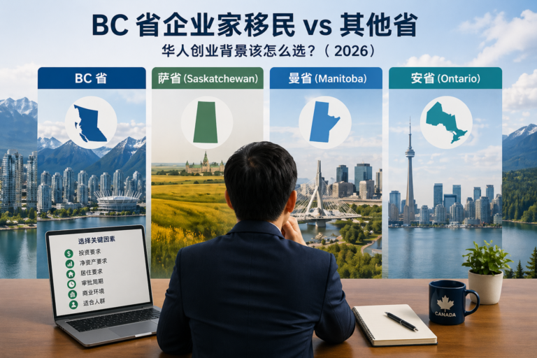 BC 省企业家移民 vs 其他省对比 - 华人创业背景省份选择指南
